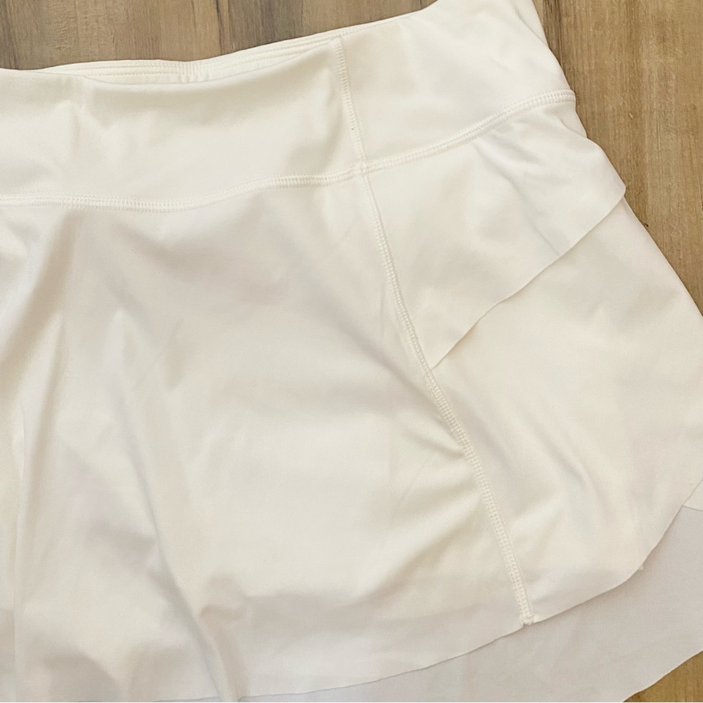 NWT Zyia White Gand Slam Tennis Skirt- Large - Picture 6 of 8